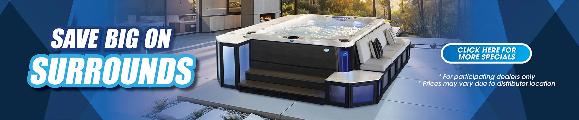 Calspas hot tub being used in a family setting - Nice