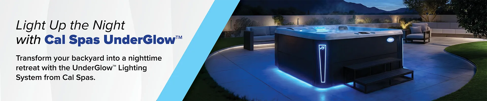 Calspas hot tub being used in a family setting - Nice